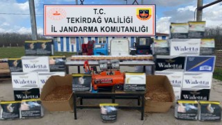 Tekirdağda kaçak sigara operasyonu