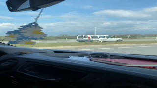 Ters şeritten giden minivan faciaya böyle davetiye çıkardı