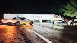 Tır ile transit çarpıştı:1 ölü, 3 yaralı