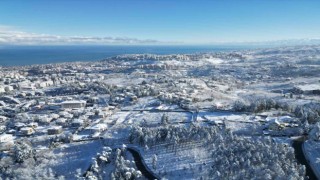 Trabzonda kar hayatı olumsuz etkiliyor