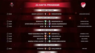 Trendyol 1. Ligde 21 ve 22. haftanın programı belli oldu