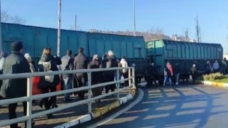 Trenin ayrılan vagonları paniğe neden oldu