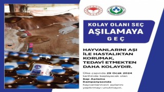 Uşak Tarım ve Orman Müdürlüğünden şap aşısı uyarısı