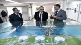 Vali Soytürk, BOTAŞ LNG depolama tesisini inceledi