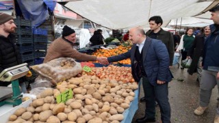 Vali Varol, pazarcı esnafların taleplerini dinledi