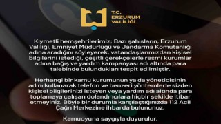 Valilikten vatandaşlara dolandırıcı uyarısı