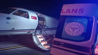 Vanda 3 aylık bebek ambulans uçakla Ankaraya sevk edildi
