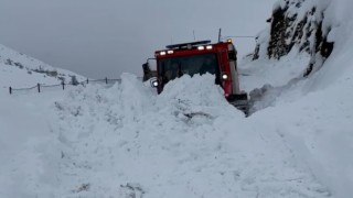 Vanda 65 yaşındaki hastaya snowtrack ambulansla ulaşıldı