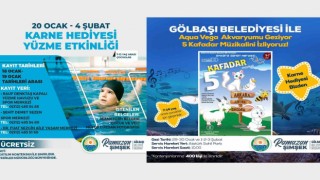 Yarıyıl tatilinde öğrencilere hediyeleri Gölbaşı Belediyesinden
