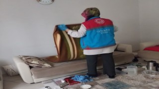 Yaşlı, engelli ve kronik hastaların ev temizliği yapılıyor