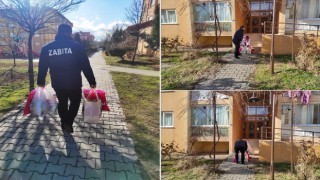 Yaşlı kadına zabıtadan yardım eli
