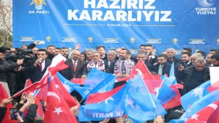 Yeniden aday olan Başkan Şerifoğullarına coşkulu karşılama