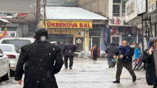 Yüksekovada kar yağışı