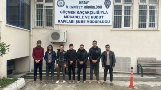 Yurda kaçak yollarla giren göçmen şahıslar polis ekipleri tarafından yakalandı