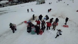 Zigana Dağı Kayak Tesisinde güvenli kış turizmi için jandarma çalışmalarını sürdürüyor