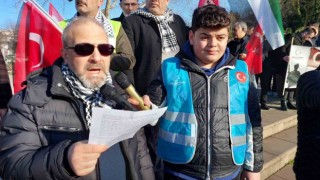 Zonguldakta teröre tepki, Gazzeye destek yürüyüşü düzenlendi