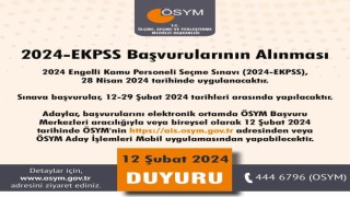 2024 EKPSS başvuruları başladı