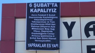 6 Şubatta Adıyamandaki fabrikaların makinelerinden ses gelmeyecek