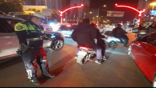 Adanada motosiklet kullananlara sıkı denetim