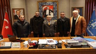 Adnan İnal ve yönetim kurulu üyelerinden Başkan Işıka ziyaret