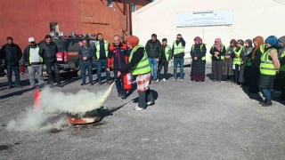 AFAD tarafından yangın eğitimi verdi