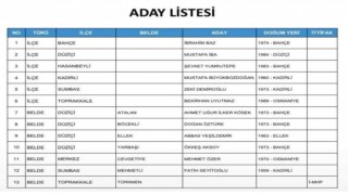 Ak Parti Osmaniye adaylarını açıkladı