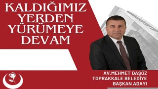 AK Parti'den aday gösterilmeyen Başkan Daşöz adaylığını açıkladı