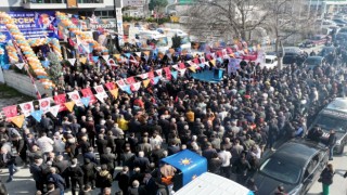 AK Partinin Pamukkale Adayı Pekdemirden miting gibi SKM açılışı
