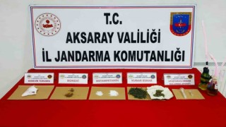 Aksaray jandarmadan uyuşturucu operasyonu: 5 gözaltı