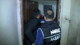 Aksarayda zehir tacirlerine şok operasyon: 12 tutuklama