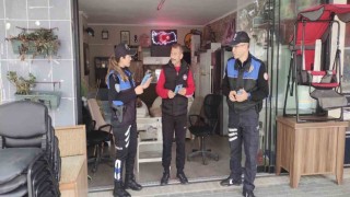 Alanyada ikinci el eşya satıcılarına ‘suç eşyasını satın alma bilgilendirmesi