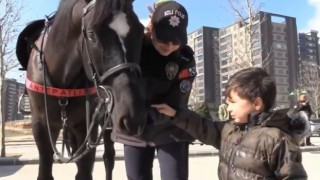 Atlı polisler Gaziantepte göreve başladı