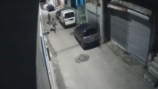 Ayakkabı hırsızları kamerada