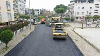 Aydın Büyükşehir Belediyesi Efelerdeki asfalt çalışmalarını sürdürüyor
