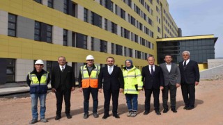 Aydın Şehir Hastanesinde inşaat çalışmaları sürüyor