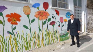 Babadağ Belediyesi sokak boyama çalışmalarıyla ilçeyi renklendiriyor