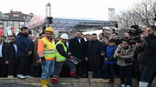 Bahçelievlere yapılacak cemevinin temeli törenle atıldı