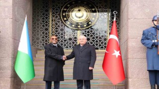 Bakan Güler, Cibutili mevkidaşı ile bir araya geldi