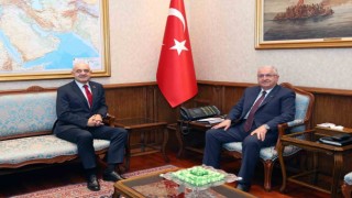 Bakan Güler Polonyanın Ankara Büyükelçisi Langı kabul etti