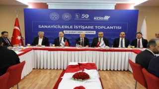 Bakan Şimşek, Konya OSBde sanayicilerle buluştu