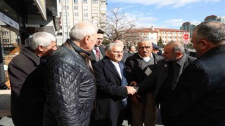 Başkan Büyükkılıç, Yoğunburçta esnafla kucaklaştı
