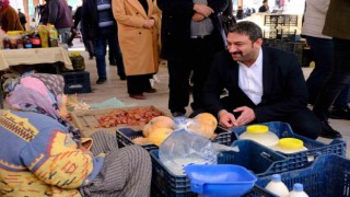 Başkan Şeker, pazar esnafıyla buluştu
