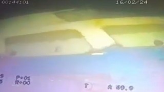 Batan geminin yanına su altı robotuyla inerek görüntülediler
