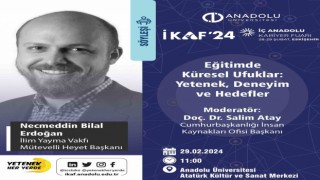 Bilal Erdoğan, Anadolu Üniversitesinde söyleşide öğrencilerle bir araya gelecek