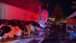 Bilecikte fabrika yangını