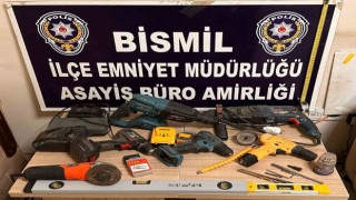 Bismilde polis, sanayi hırsızını çaldığı malzemeleri satarken yakaladı