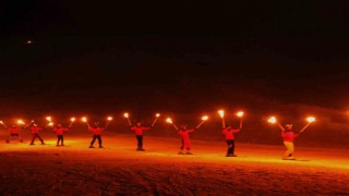 Bitliste meşaleli kar festivali