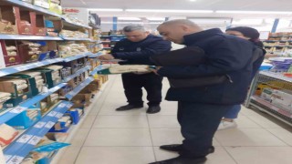 Buharkentte zincir marketler denetlendi