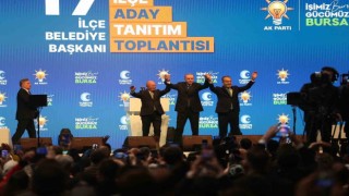 Bursa Büyükşehir Belediye Başkanı Aktaş, Cumhurbaşkanı Erdoğana tüm belediye başkanlıklarını kazanma sözü verdi