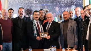 Bursa Milletvekili Selçuk Türkoğlu, Bursasporu ziyaret etti